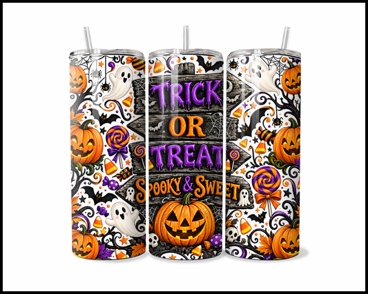 Trick Or Treat Stainless Steel Tumbler (6239)