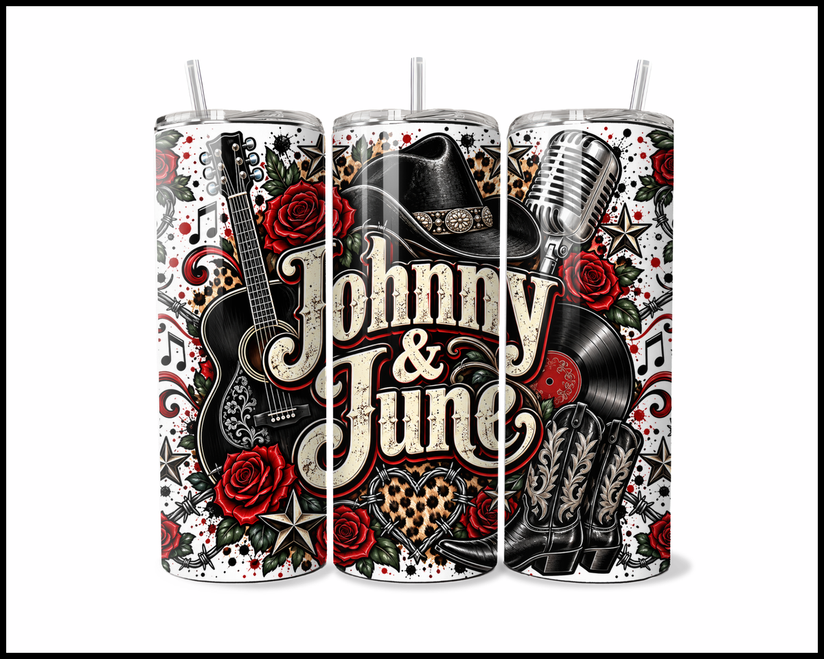 Johnny & June Inspired Stainless Steel Tumbler (6240)