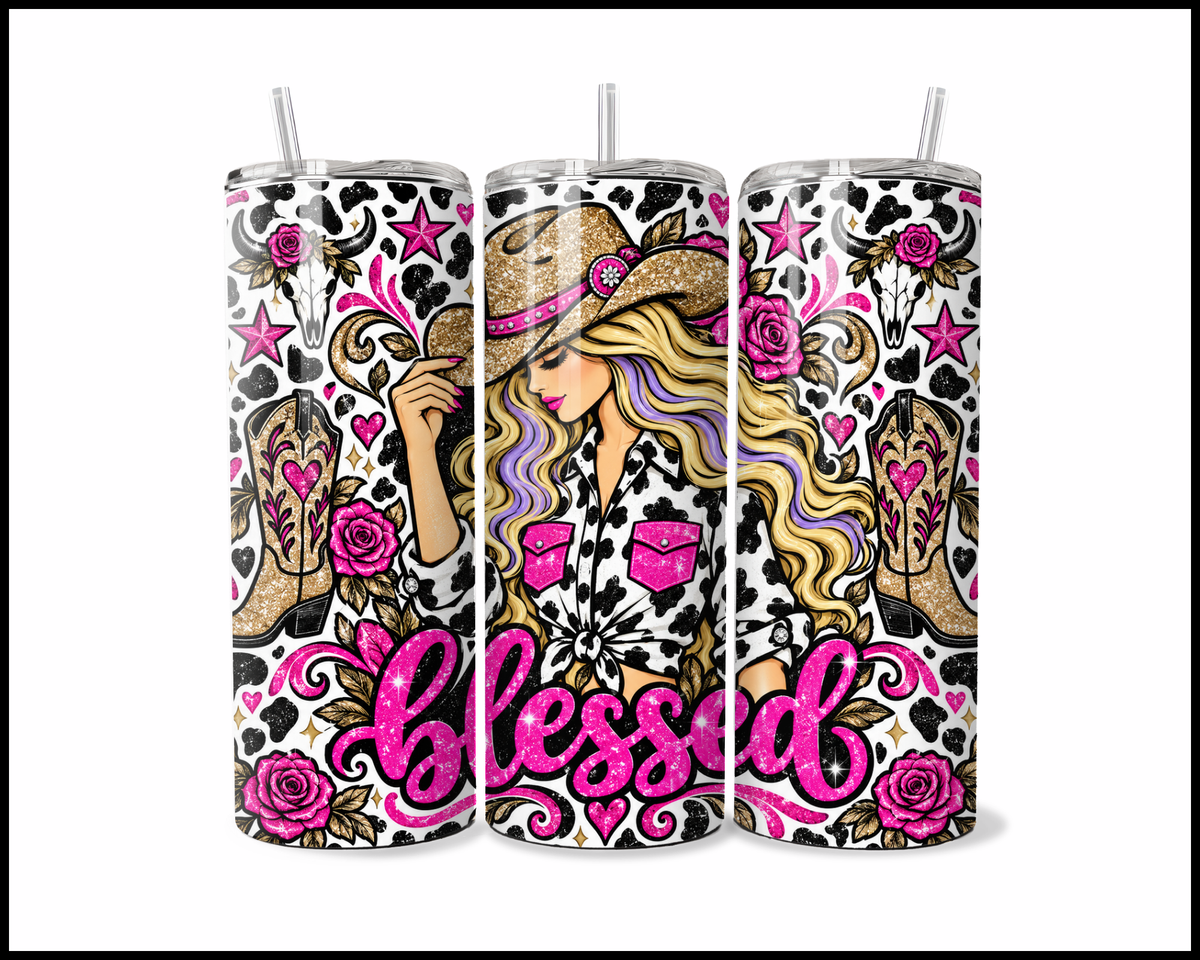 Blessed Stainless Steel Tumbler (6242)