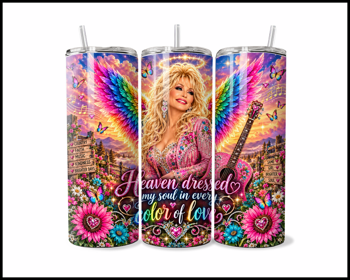Dolly Parton Inspired Stainless Steel Tumbler (6243)