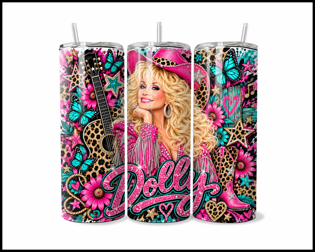 Dolly Parton Inspired Stainless Steel Tumbler (6249)