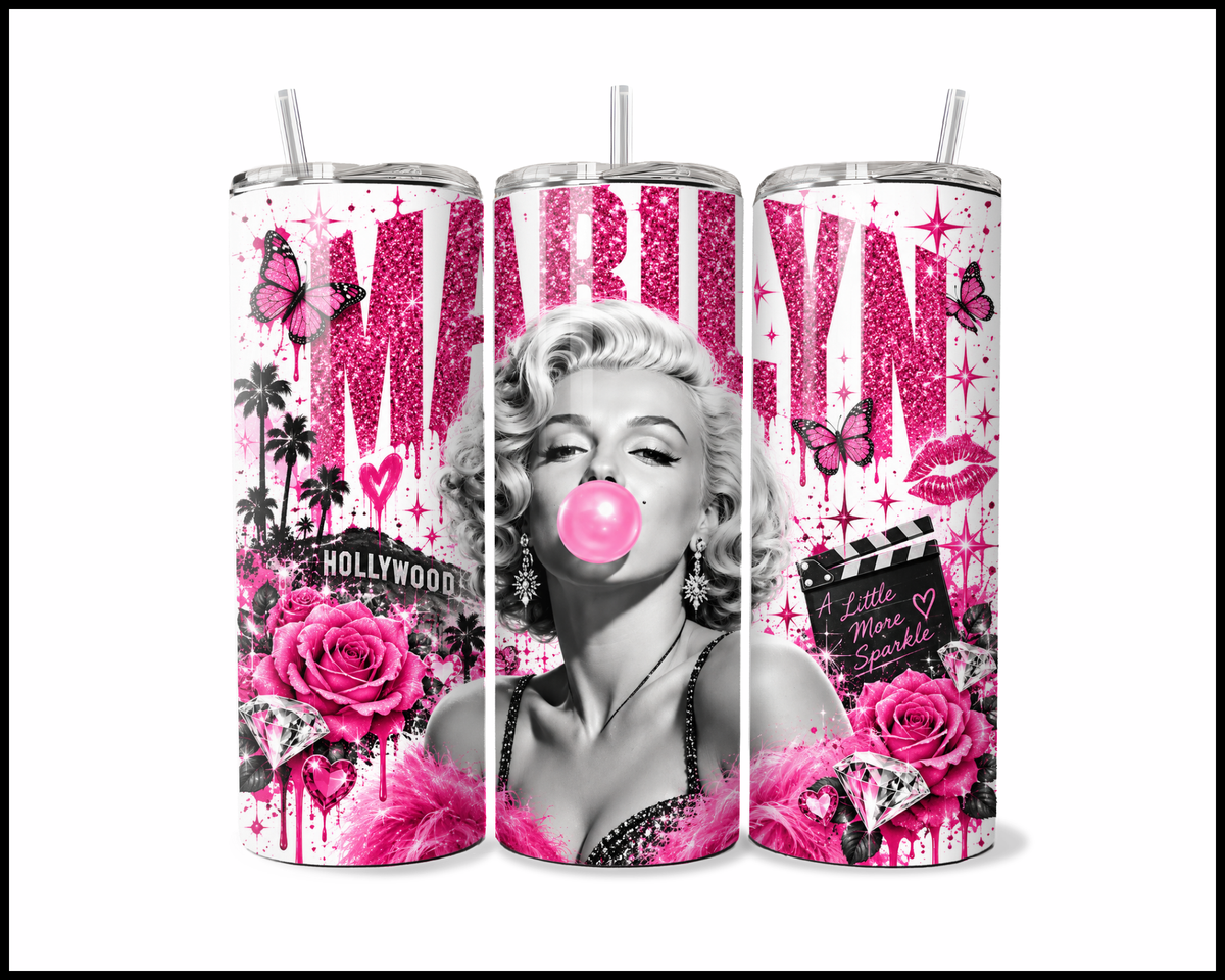Marilyn Monroe Inspired Stainless Steel Tumbler (6250)