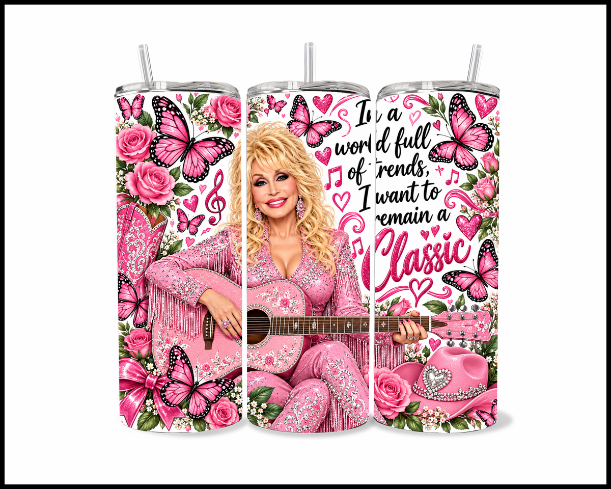 Dolly Parton Inspired Stainless Steel Tumbler (6258)