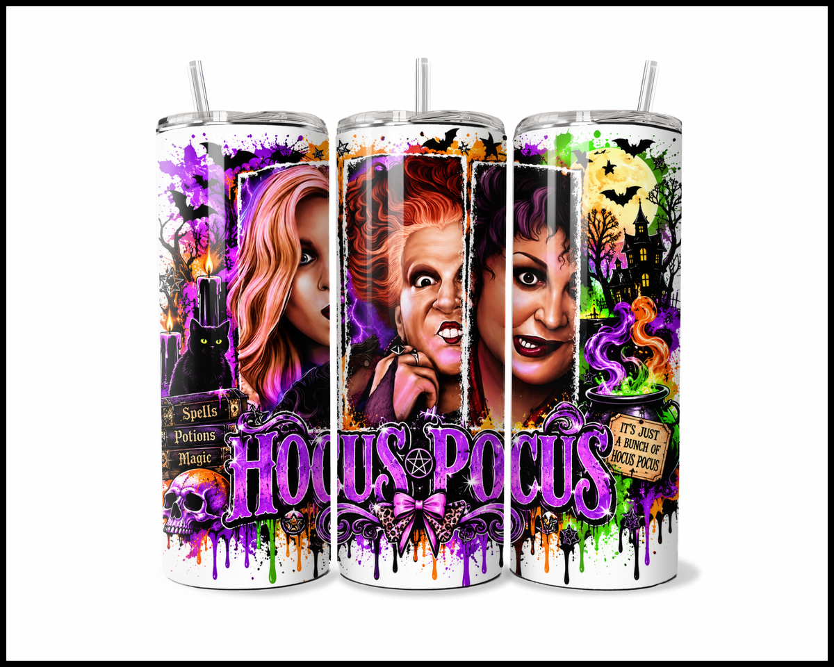 Hocus Pocus Inspired Stainless Steel Tumbler (6273)