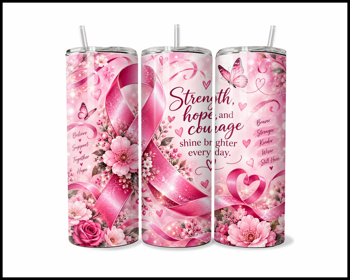 Breast Cancer Awareness Stainless Steel Tumbler (6274)