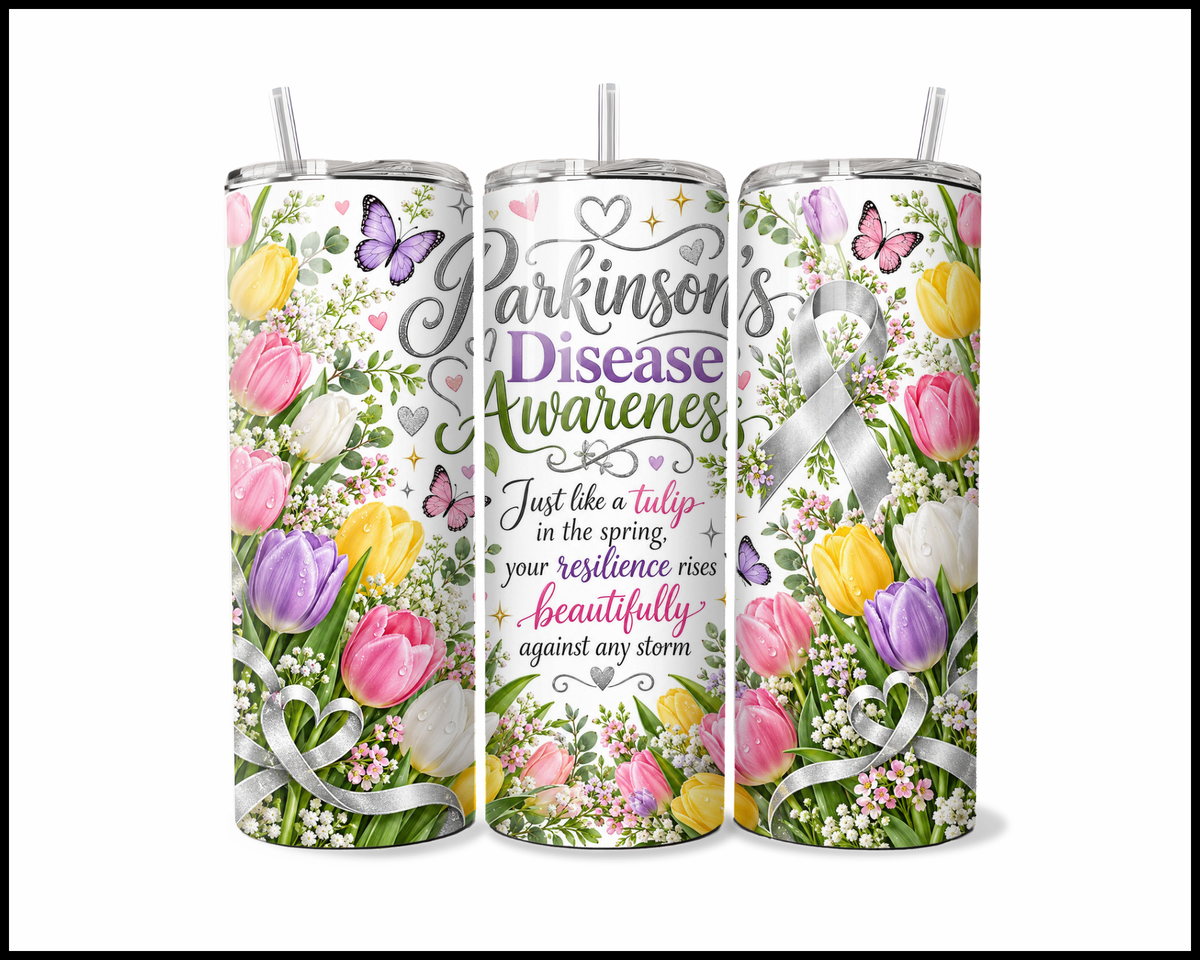 Parkinson's Disease Awareness Stainless Steel Tumbler (6291)