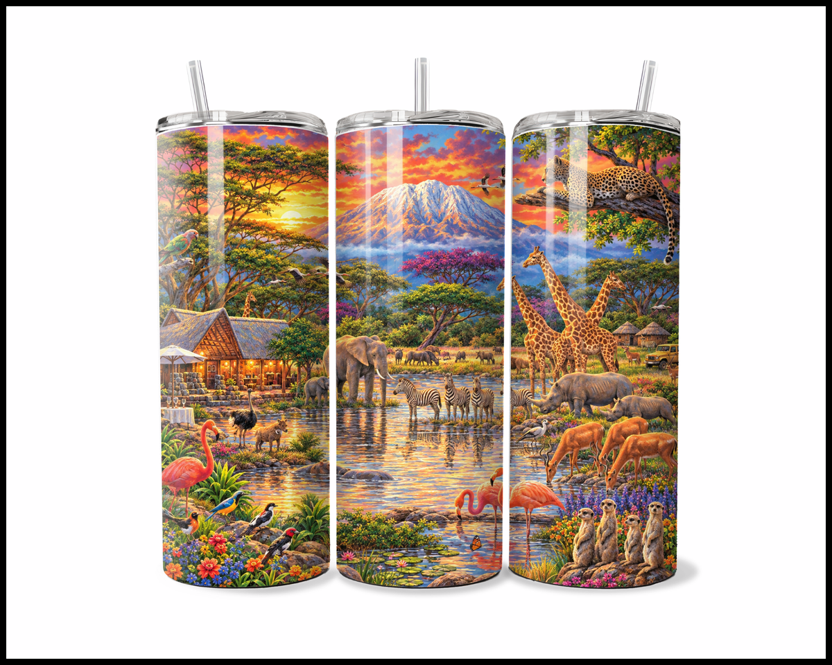 Golden Hour Gathering Stainless Steel Tumbler (6295)
