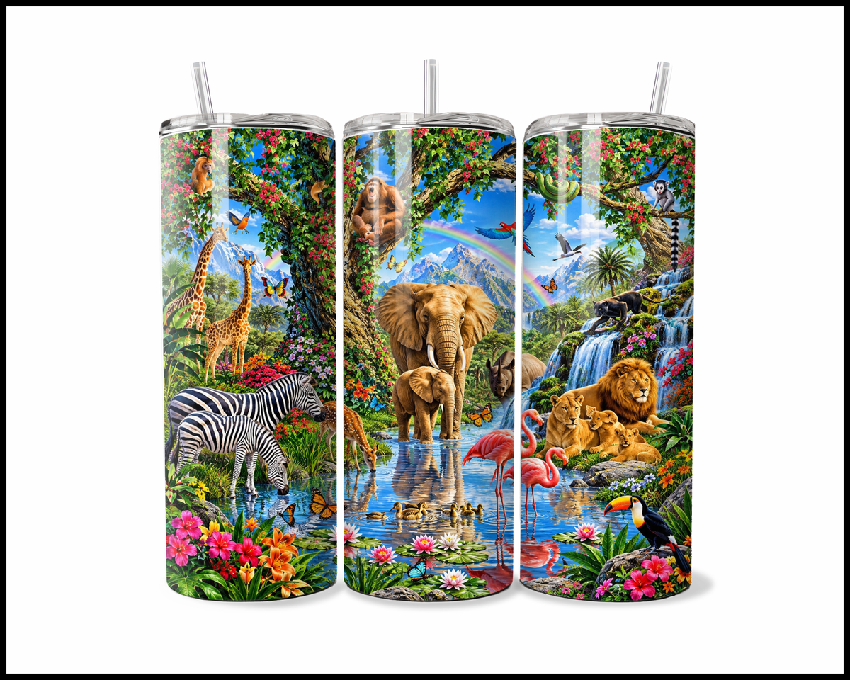 Hidden Paradise Springs Stainless Steel Tumbler (6301)