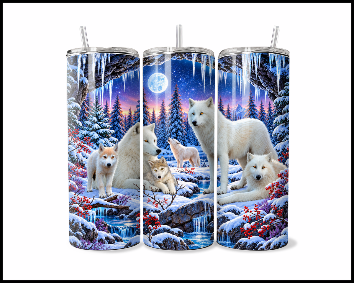 Moonlight Ice Cascade Stainless Steel Tumbler (6311)
