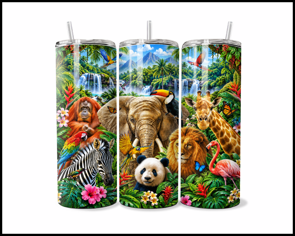 Waterfall Wonder Kingdom Stainless Steel Tumbler (6318)
