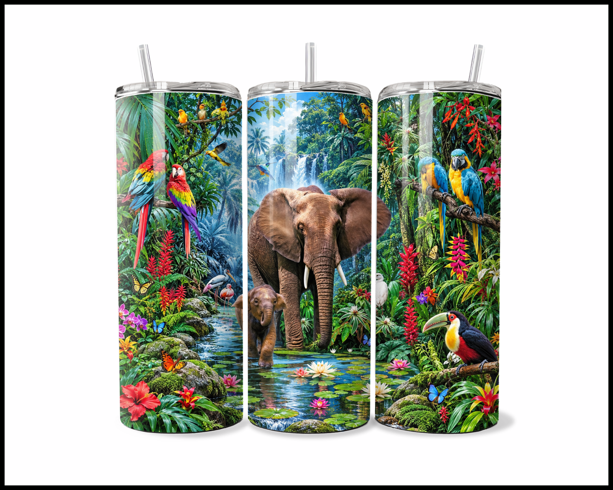 Gentle Giant Jungle Journey Stainless Steel Tumbler (6322)