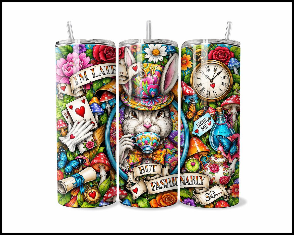 But Fashionably So... Stainless Steel Tumbler (6329)