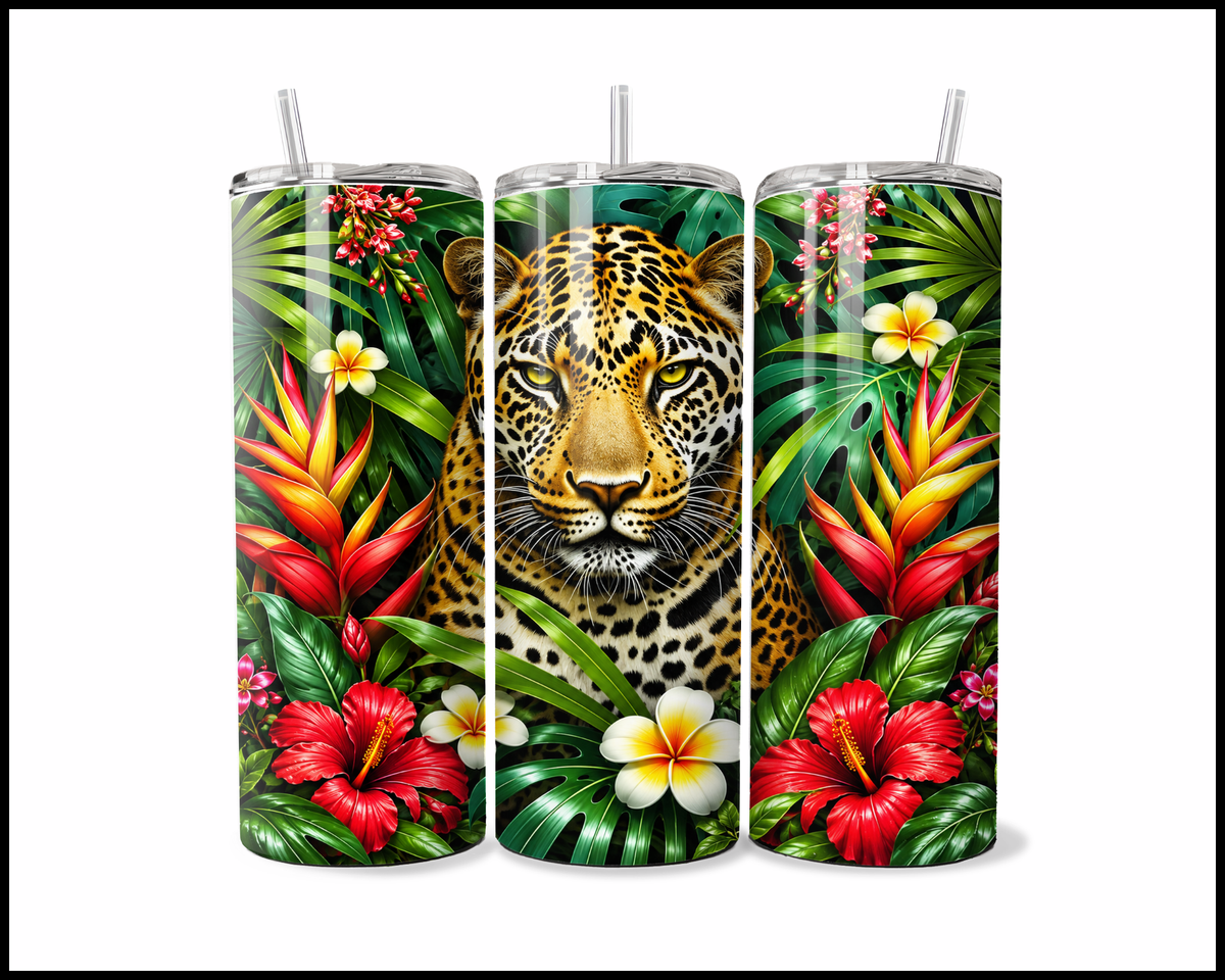 Spotted In The Blooms Stainless Steel Tumbler (6342)
