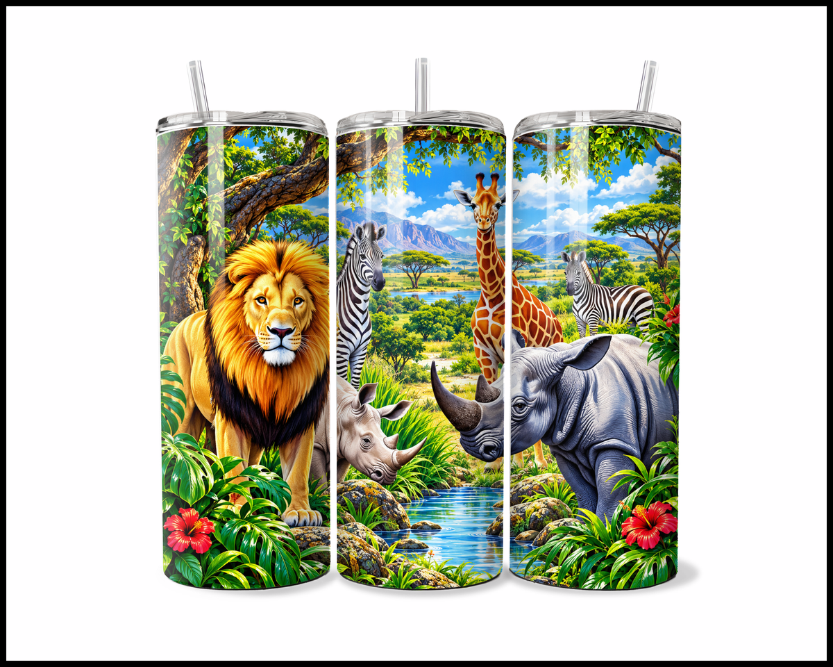 Just a Bunch of Party Animals Stainless Steel Tumbler (6346)