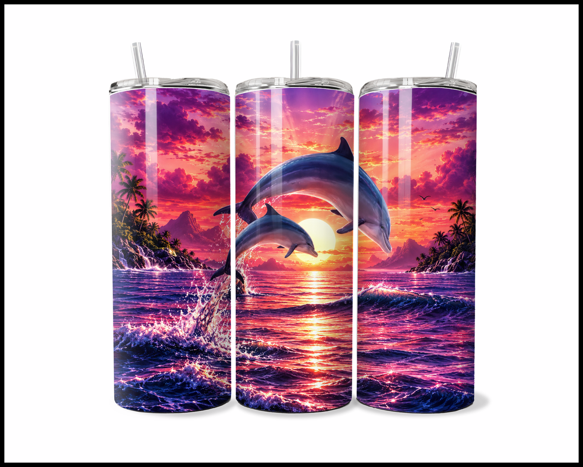 Paradise for Two Stainless Steel Tumbler (6354)