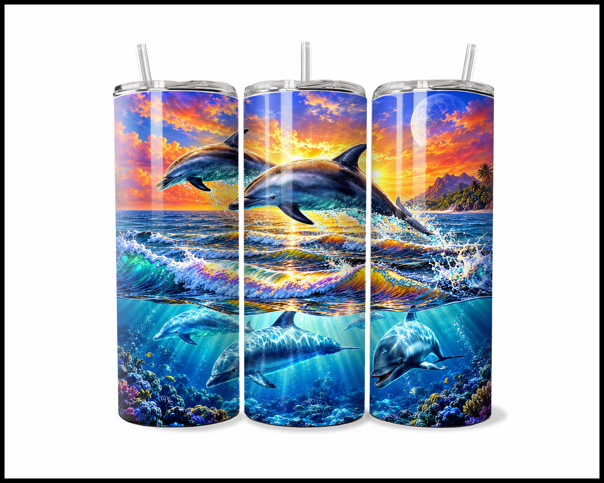 Too Splashy for the Shallows Stainless Steel Tumbler (6358)