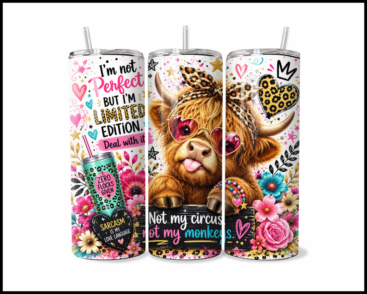 Not My Circus Not My Monkeys Stainless Steel Tumbler (6364)