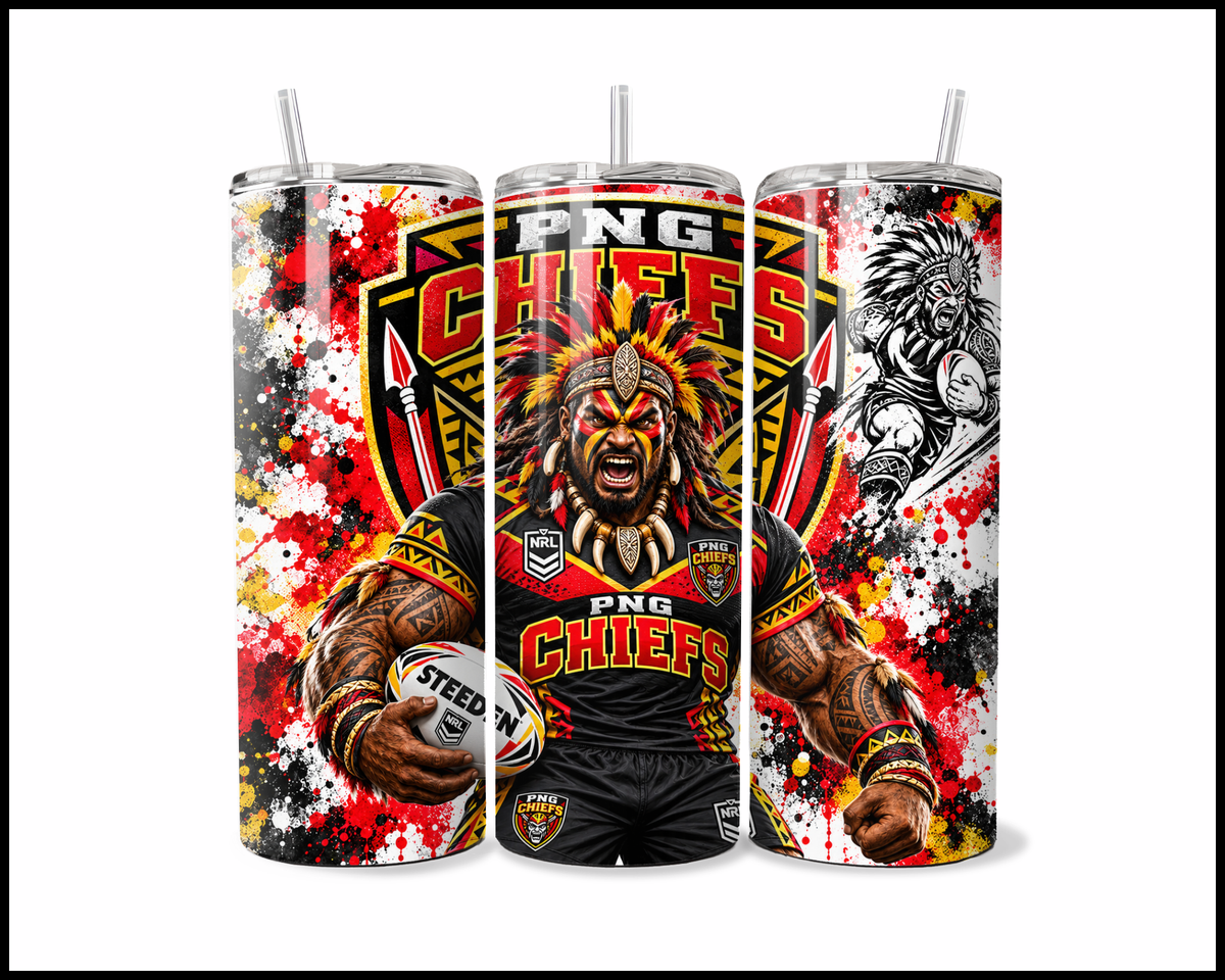 Stainless Steel Tumbler - PNG Chiefs (6371)
