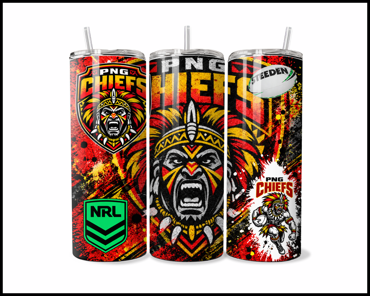 Stainless Steel Tumbler - PNG Chiefs (6373)