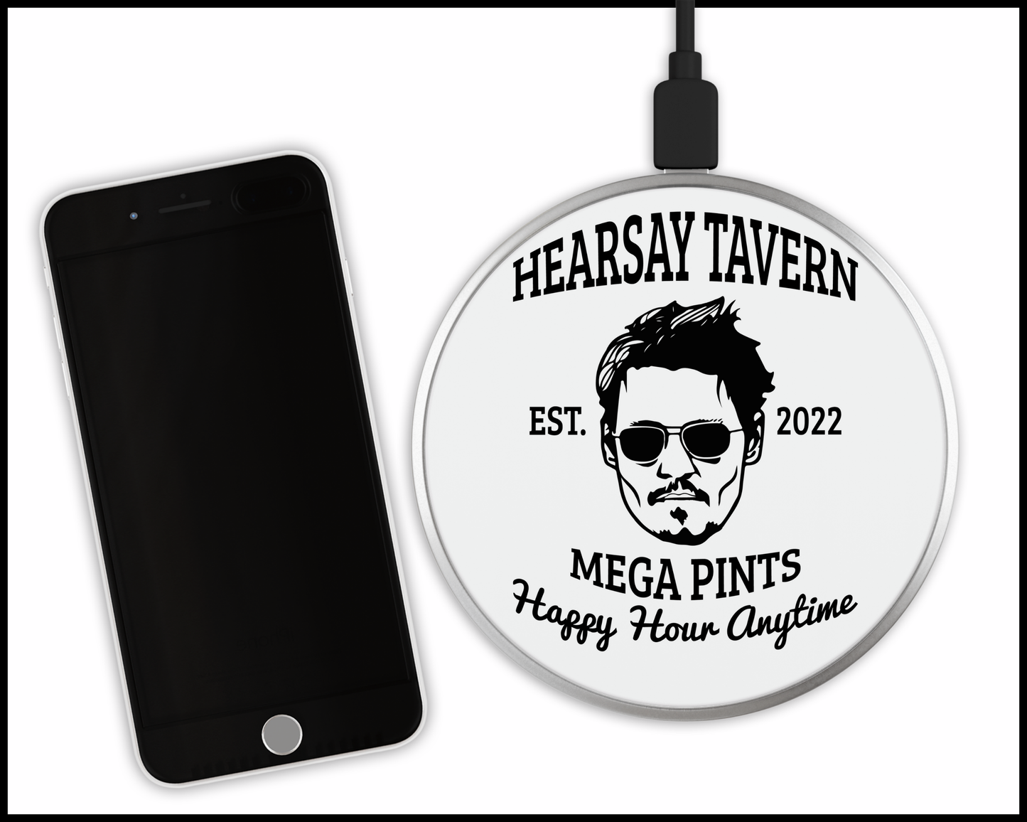 Hearsay Tavern Sublimated Wireless Phone Charger (365)