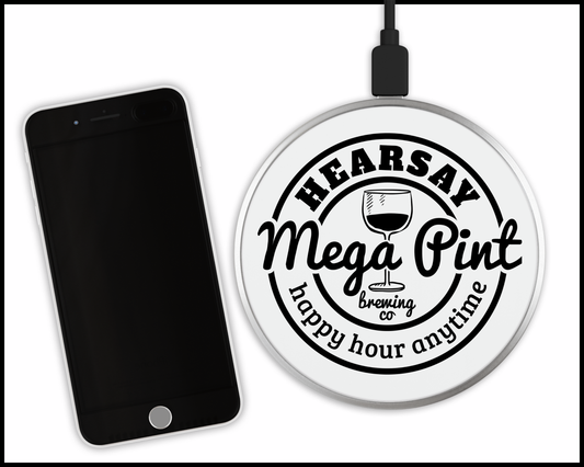 Mega Pint Sublimated Wireless Phone Charger (366)