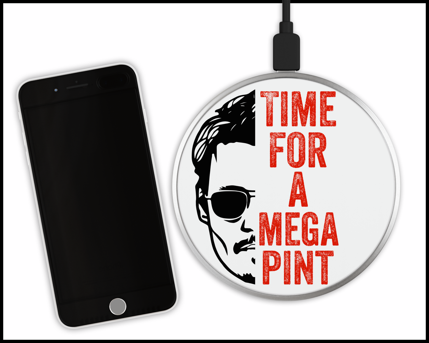 Time For A Mega Pint Sublimated Wireless Phone Charger (367)