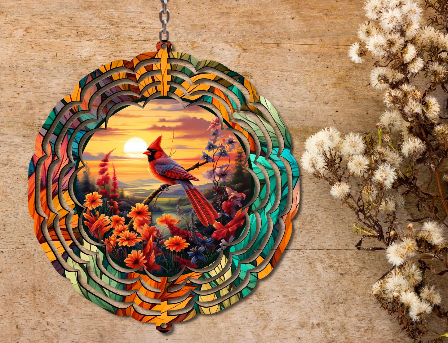 Cardinal Wind Spinner (056)