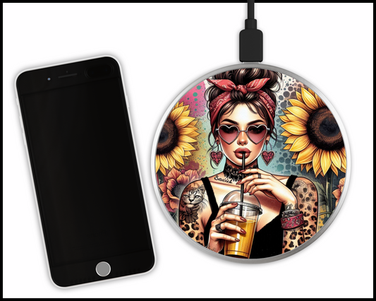 Sexy Bad Ars@ Sublimated Wireless Phone Charger (106)