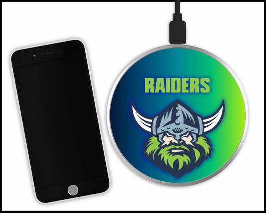 Canberra Raiders Sublimated Wireless Phone Charger (002)