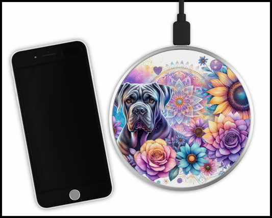 Mastiff Sublimated Wireless Phone Charger (076)