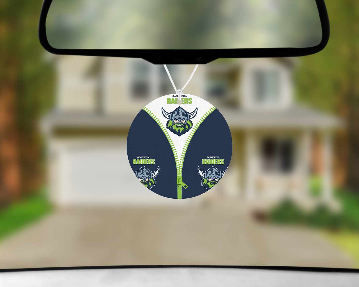 Canberra Raiders Zip Up Car Air Freshener