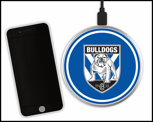 Canterbury Bulldogs Sublimated Wireless Phone Charger (001)