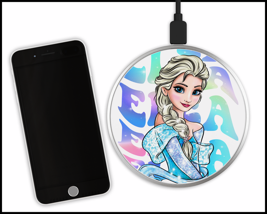 Elsa Sublimated Wireless Phone Charger (381)