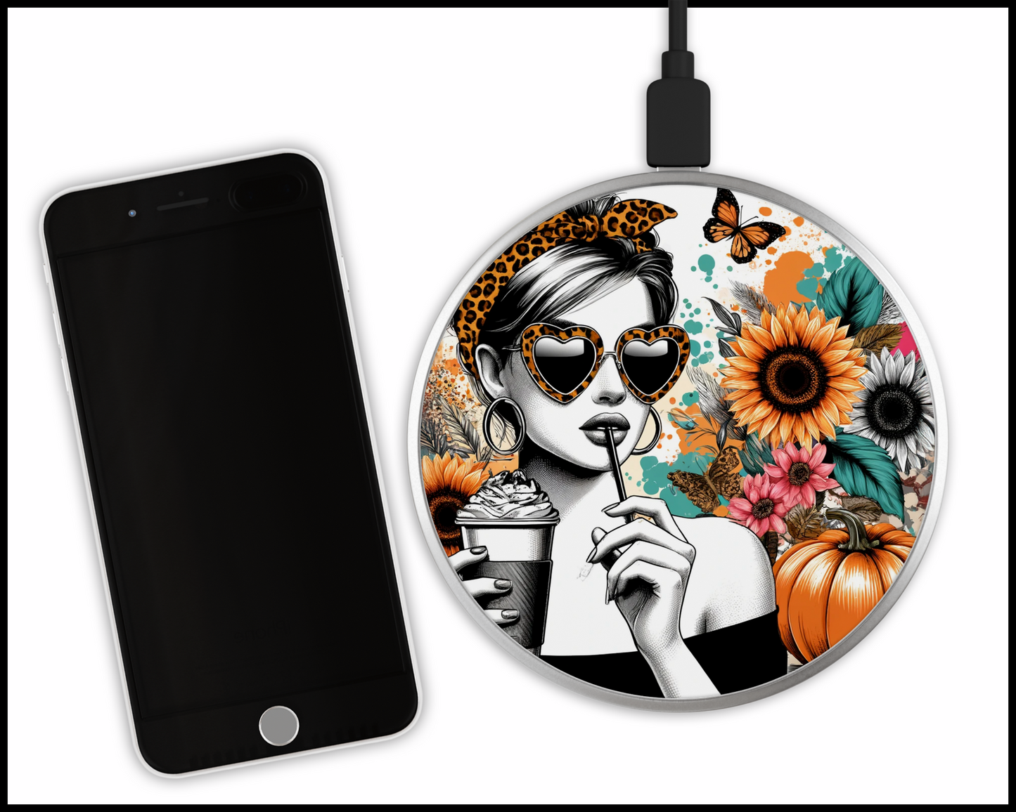 Sexy Bad Ars@ Sublimated Wireless Phone Charger (098)