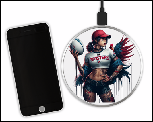 Sydney Roosters Sublimated Wireless Phone Charger (408)