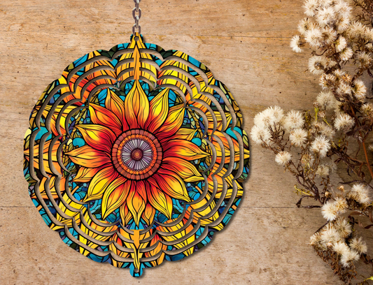 Floral Wind Spinner (282)