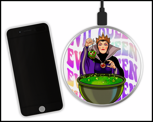 Evil Queen Sublimated Wireless Phone Charger (390)