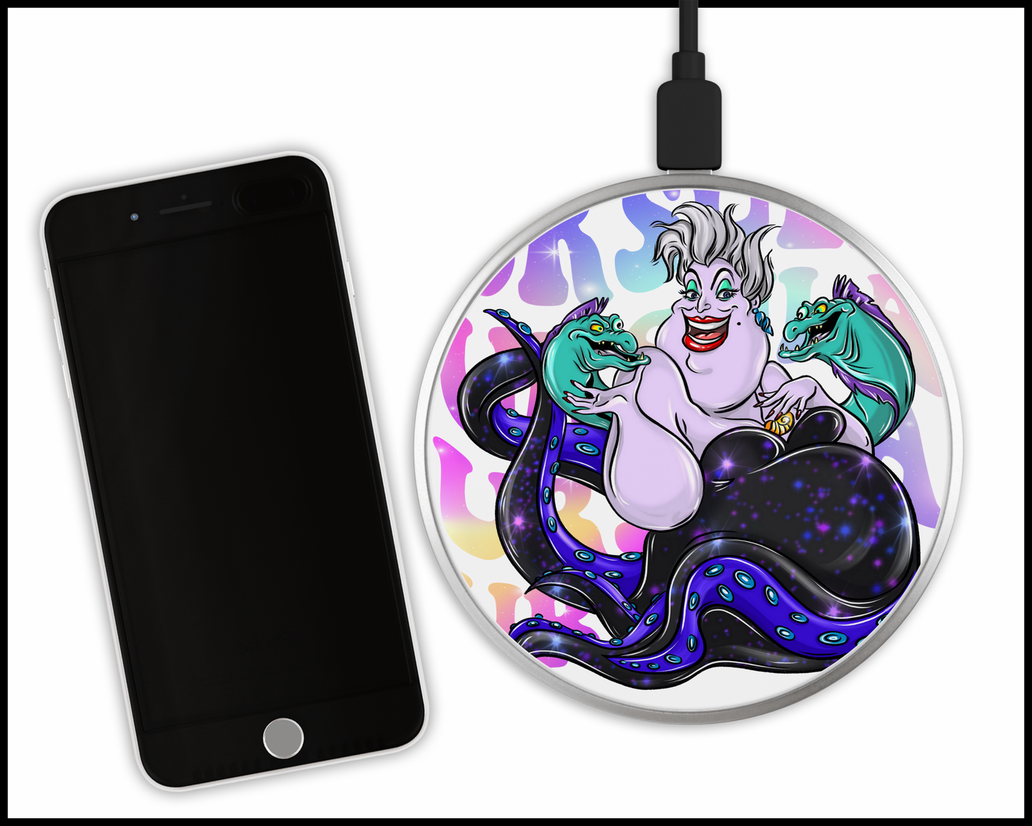 Ursula Sublimated Wireless Phone Charger (392)