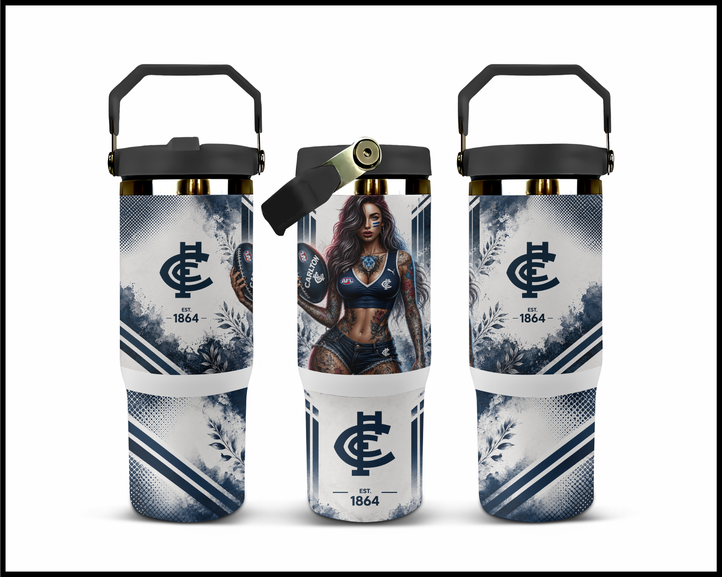 Big Guzzler Carlton Stainless Steel Tumbler (976)