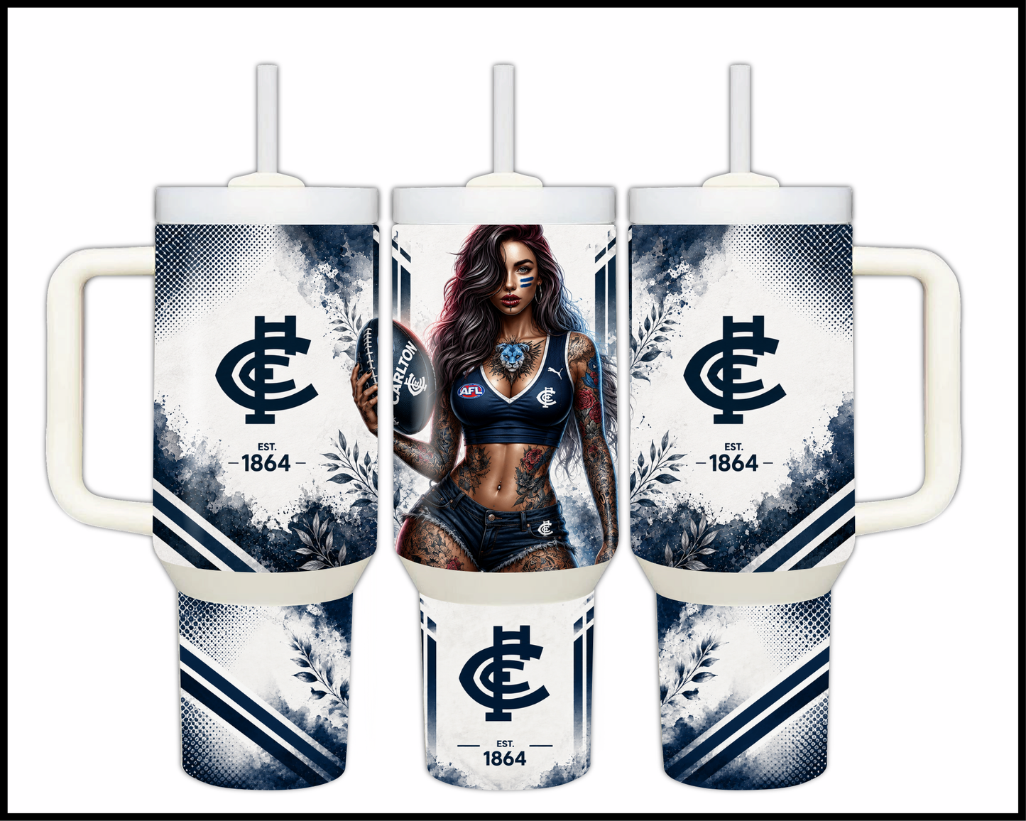 Big Guzzler Carlton Stainless Steel Tumbler (976)