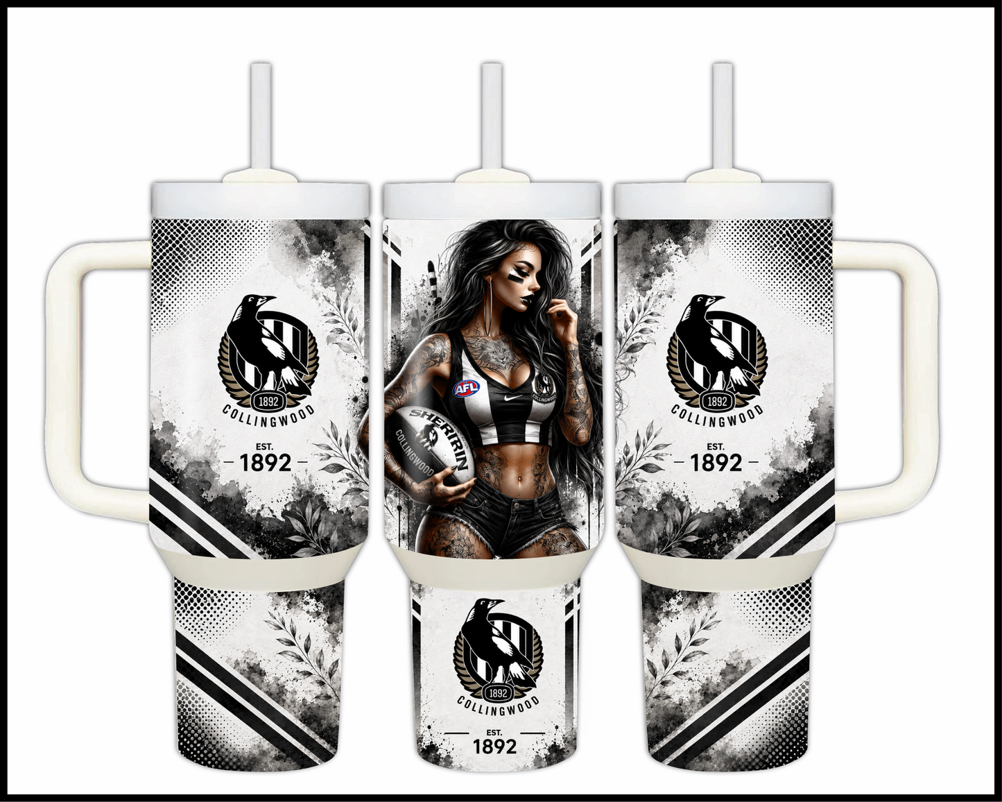 Big Guzzler Collingwood Stainless Steel Tumbler (977)