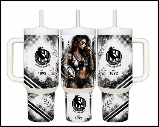 Big Guzzler Collingwood Stainless Steel Tumbler (977)