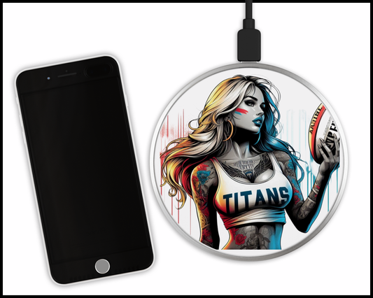 Titans Sublimated Wireless Phone Charger (398)