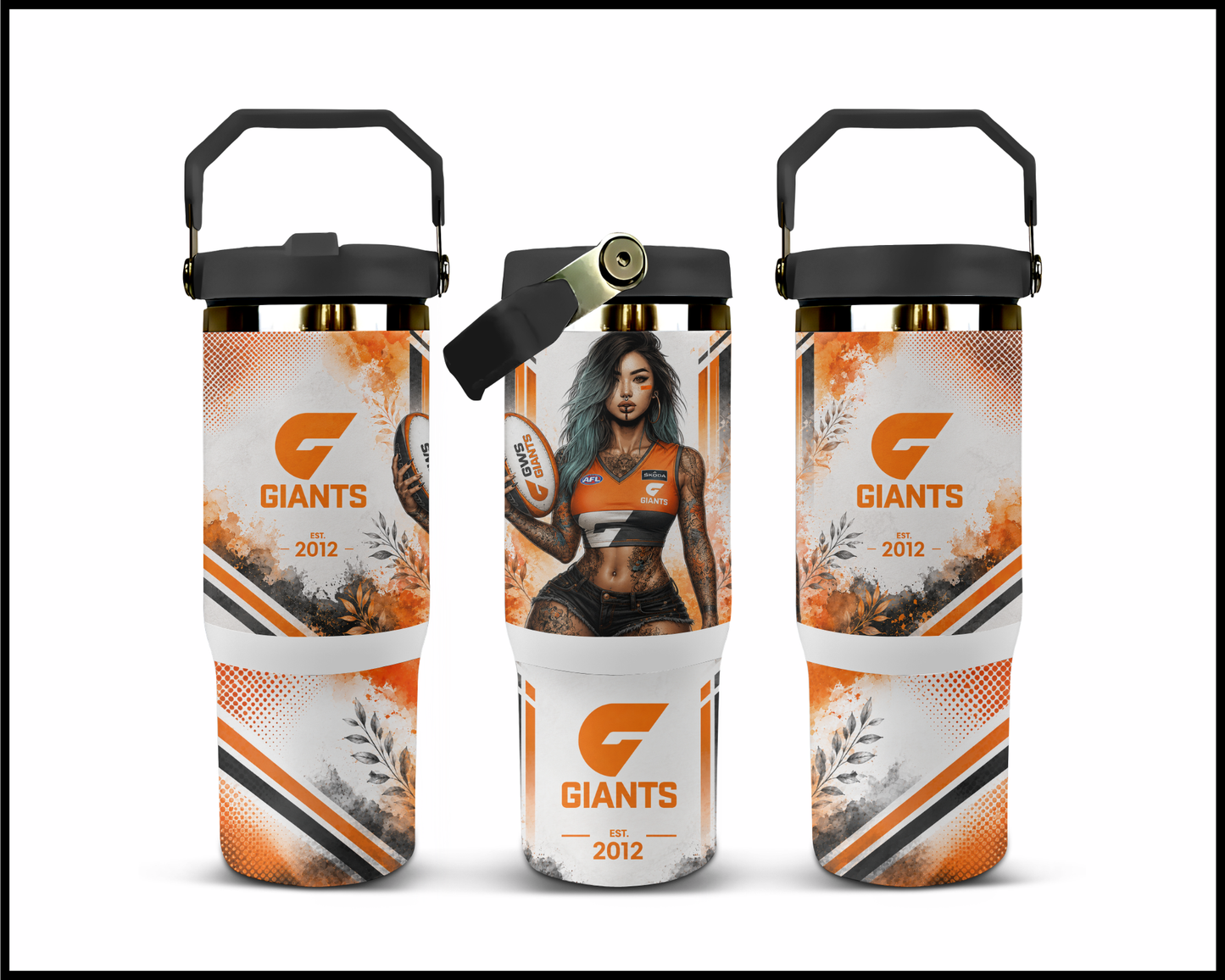 Big Guzzler GWS Giants Stainless Steel Tumbler (982)