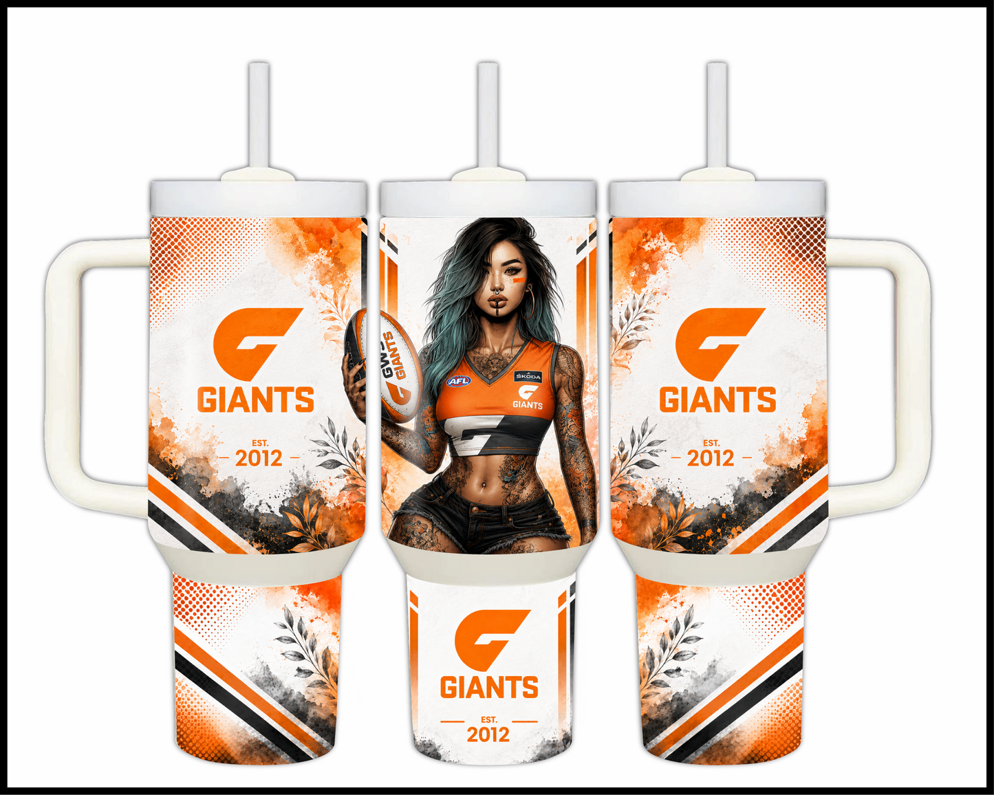 Big Guzzler GWS Giants Stainless Steel Tumbler (982)