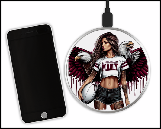 Manly Sublimated Wireless Phone Charger (399)