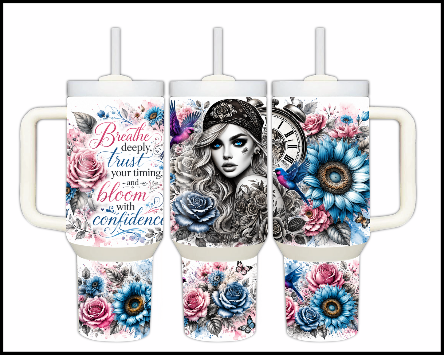 Trust Your Timing Big Guzzler Stainless Steel Tumbler (994)