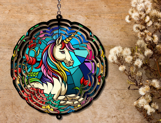 Unicorn Wind Spinner (313)