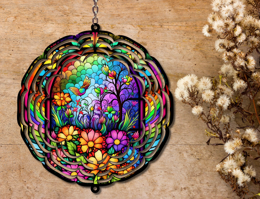 Floral Wind Spinner (259)