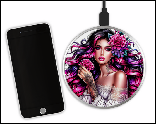 Beautiful Bad Ars@ Sublimated Wireless Phone Charger (259)